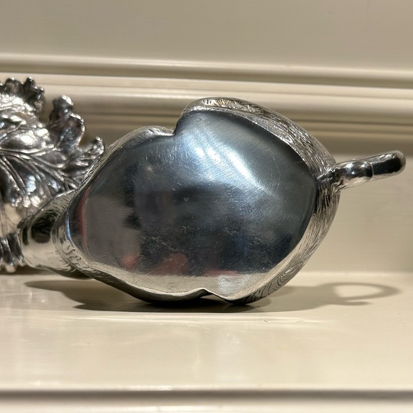 Arthur Court Rabbit Creamer On Leaf - NO Spoon - Picture 7 of 14